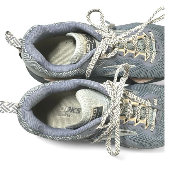 Brooks Gray Running Trail Gym Shoes Women sz 8.5 - Picture 4 of 6